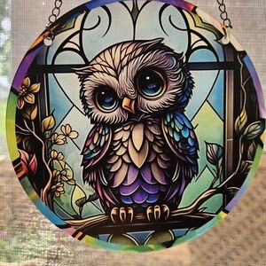 Beautiful Owl Suncatcher